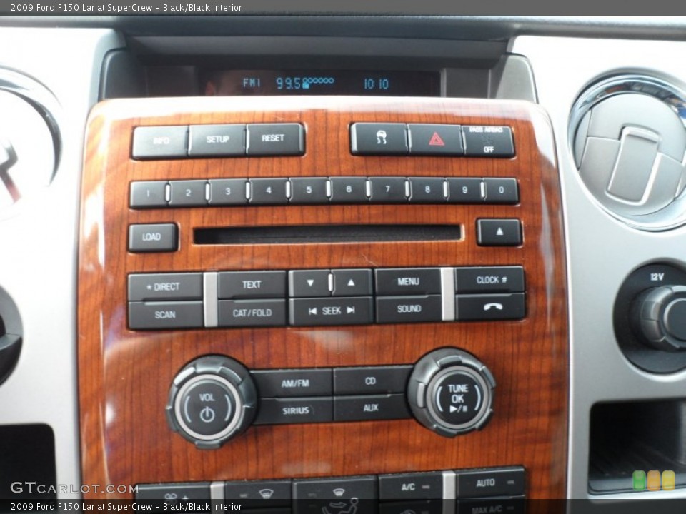 Black/Black Interior Controls for the 2009 Ford F150 Lariat SuperCrew #63429881