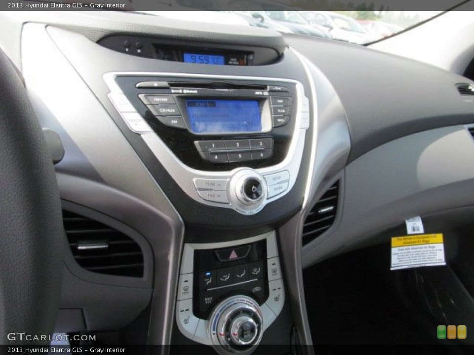 Gray Interior Controls for the 2013 Hyundai Elantra GLS #63435050