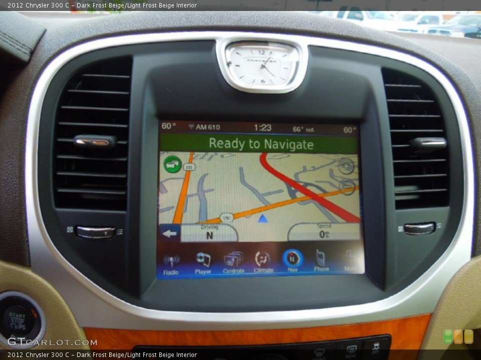 Dark Frost Beige/Light Frost Beige Interior Navigation for the 2012 Chrysler 300 C #63439394
