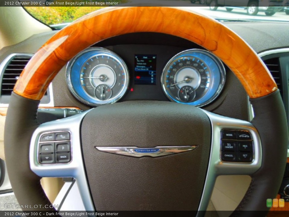 Dark Frost Beige/Light Frost Beige Interior Gauges for the 2012 Chrysler 300 C #63439403