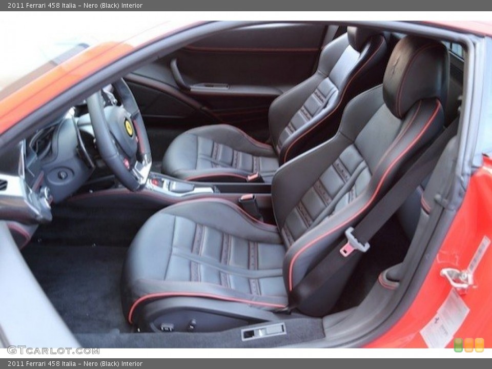 Nero (Black) Interior Photo for the 2011 Ferrari 458 Italia #63441158