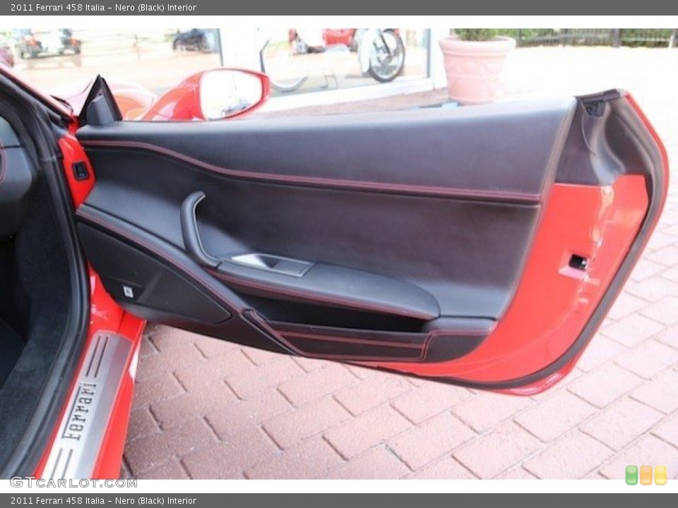 Nero (Black) Interior Door Panel for the 2011 Ferrari 458 Italia #63441218