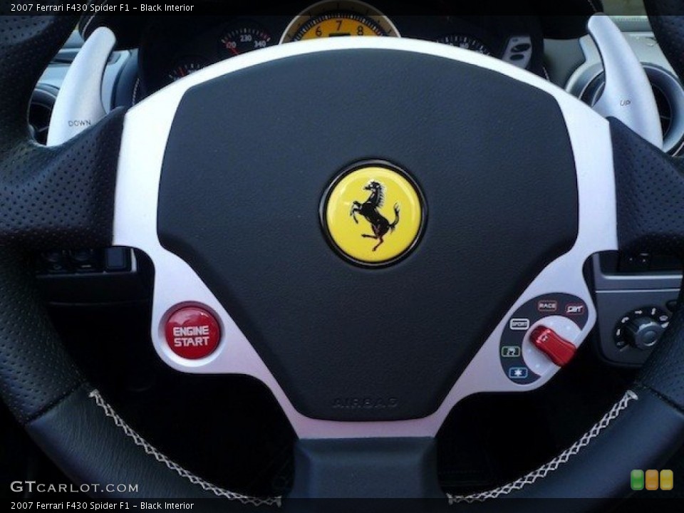 Black Interior Controls for the 2007 Ferrari F430 Spider F1 #63441483