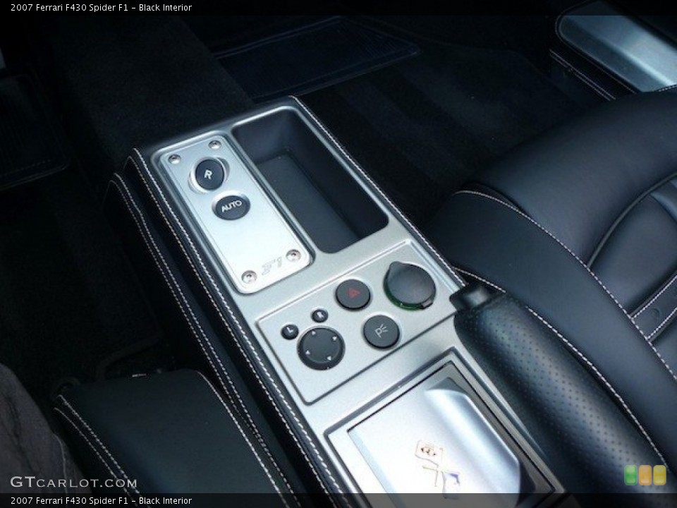 Black Interior Controls for the 2007 Ferrari F430 Spider F1 #63441503