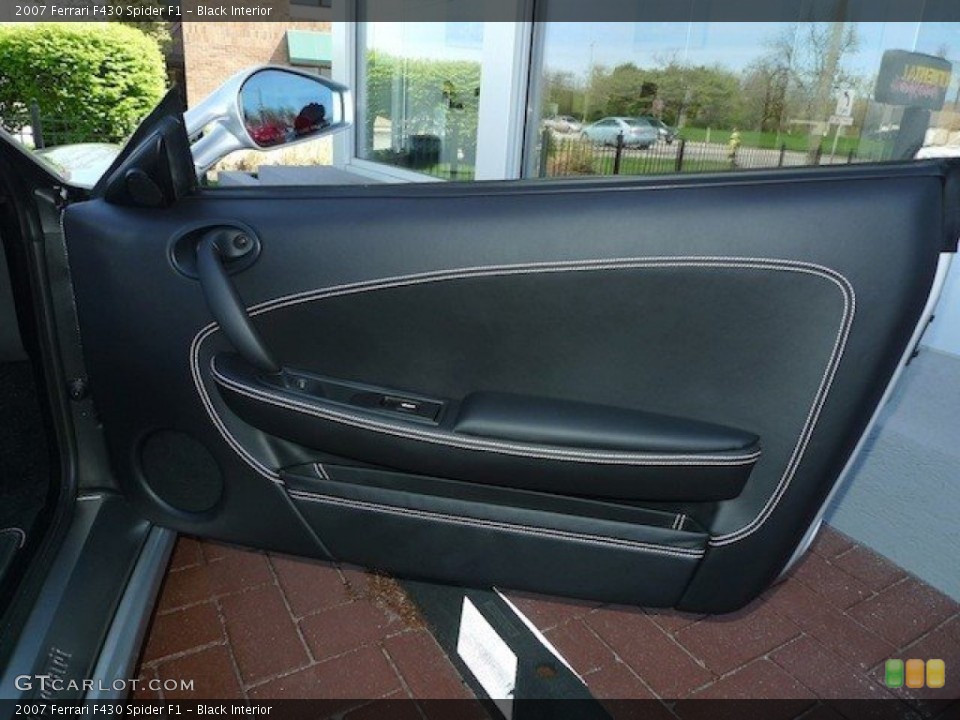 Black Interior Door Panel for the 2007 Ferrari F430 Spider F1 #63441533