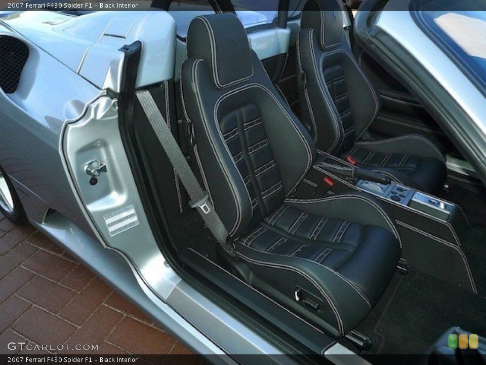 Black Interior Photo for the 2007 Ferrari F430 Spider F1 #63441569