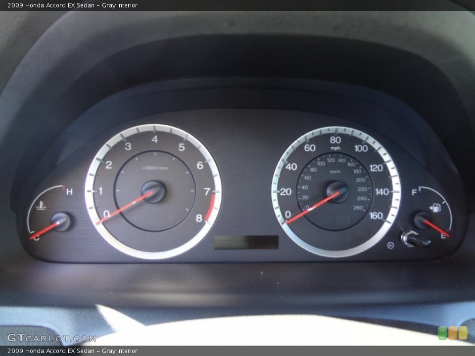 Gray Interior Gauges for the 2009 Honda Accord EX Sedan #63442224