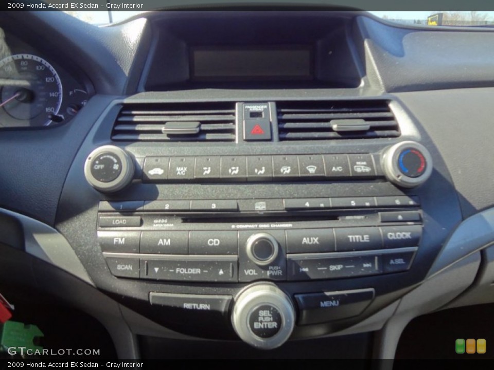 Gray Interior Controls for the 2009 Honda Accord EX Sedan #63442230