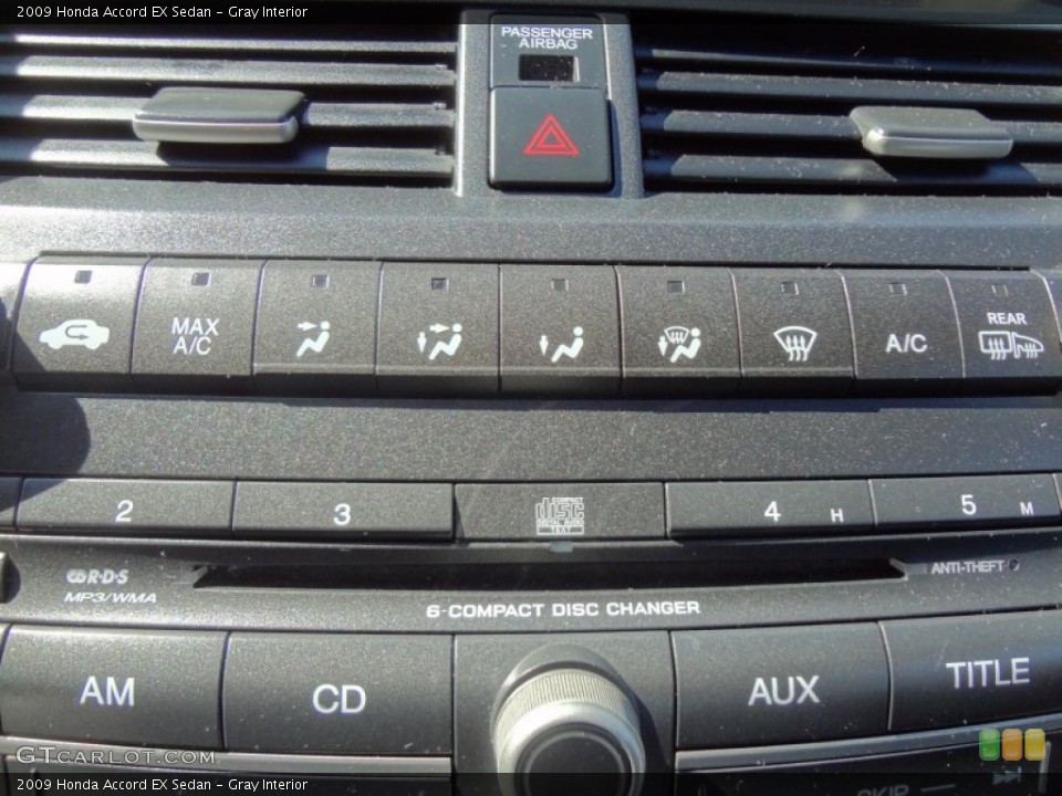 Gray Interior Controls for the 2009 Honda Accord EX Sedan #63442243