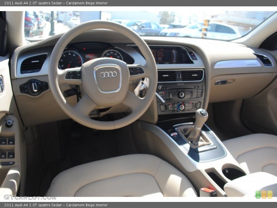 Cardamom Beige Interior Prime Interior for the 2011 Audi A4 2.0T quattro Sedan #63442476