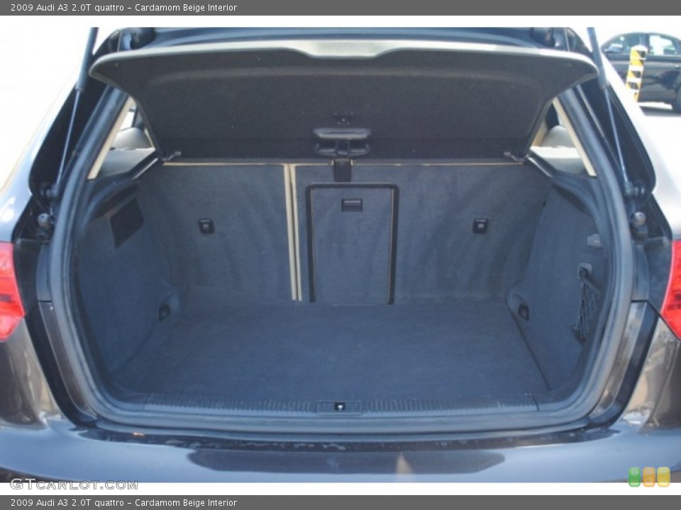 Cardamom Beige Interior Trunk for the 2009 Audi A3 2.0T quattro #63442802
