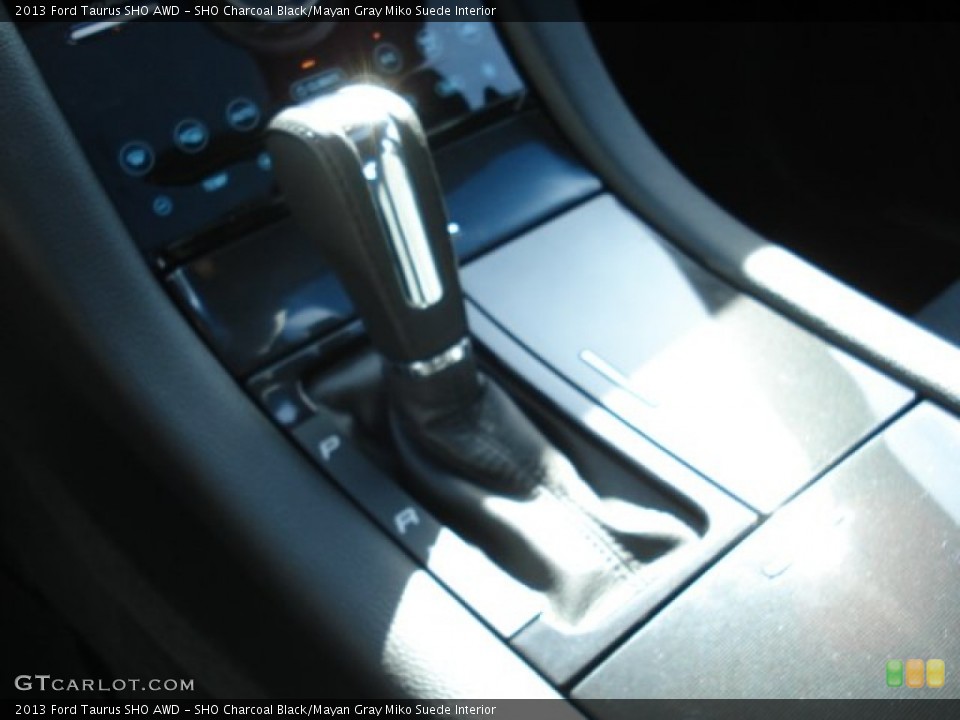 SHO Charcoal Black/Mayan Gray Miko Suede Interior Transmission for the 2013 Ford Taurus SHO AWD #63443537