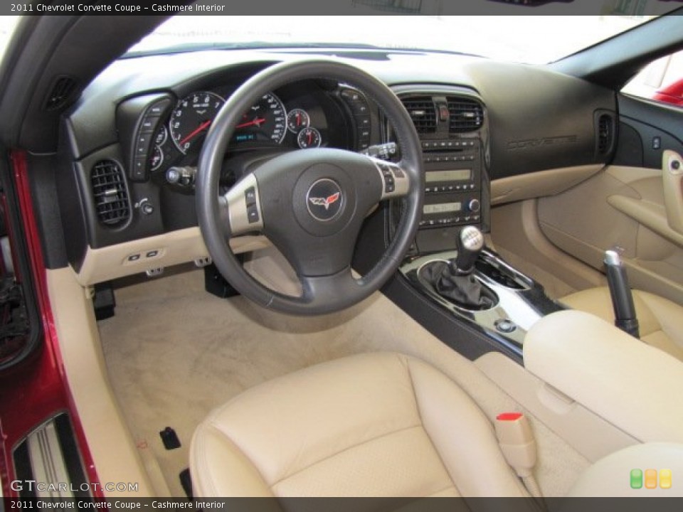 Cashmere Interior Prime Interior for the 2011 Chevrolet Corvette Coupe #63444317