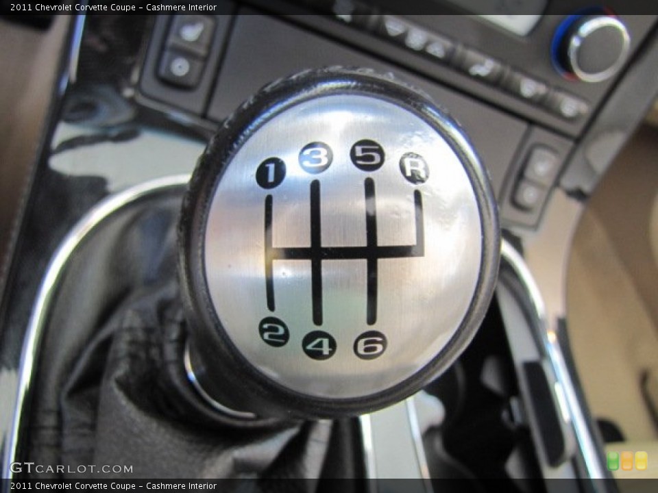 Cashmere Interior Transmission for the 2011 Chevrolet Corvette Coupe #63444368