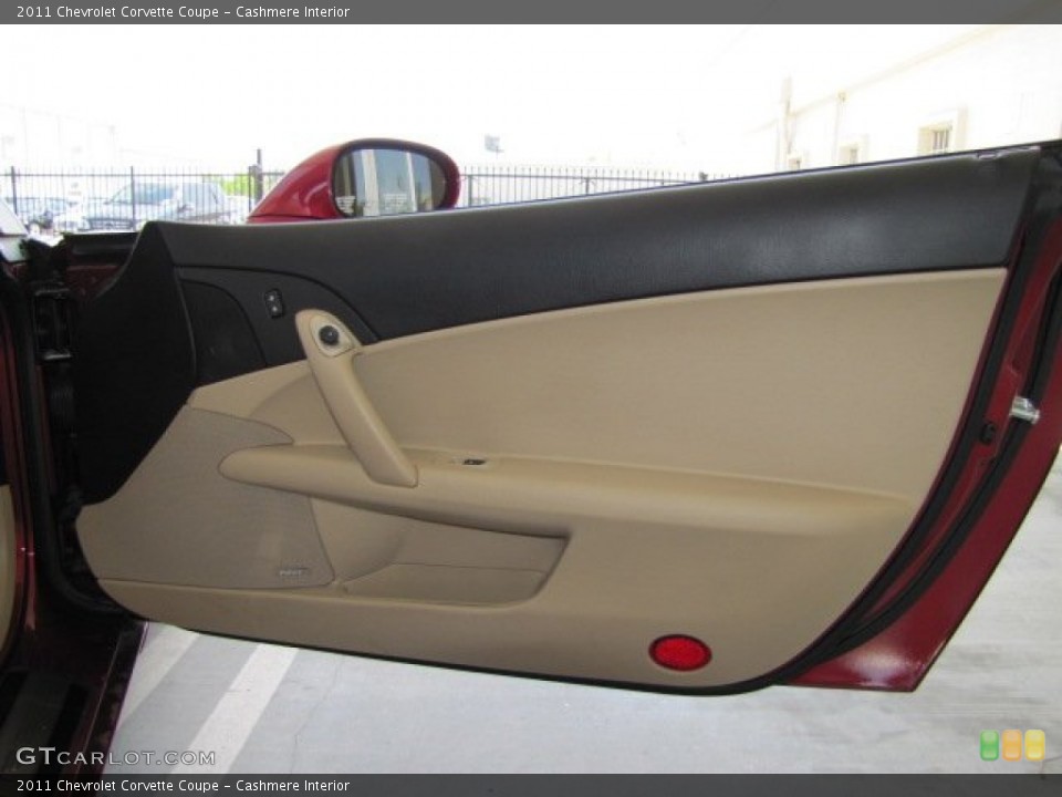 Cashmere Interior Door Panel for the 2011 Chevrolet Corvette Coupe #63444491