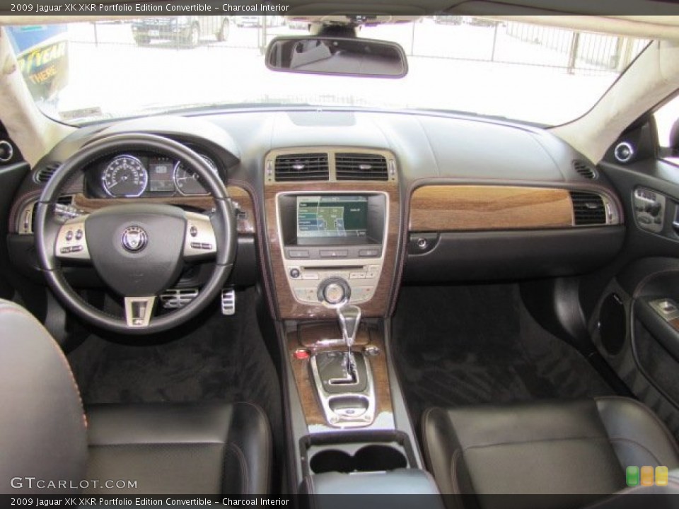 Charcoal Interior Dashboard for the 2009 Jaguar XK XKR Portfolio Edition Convertible #63444546