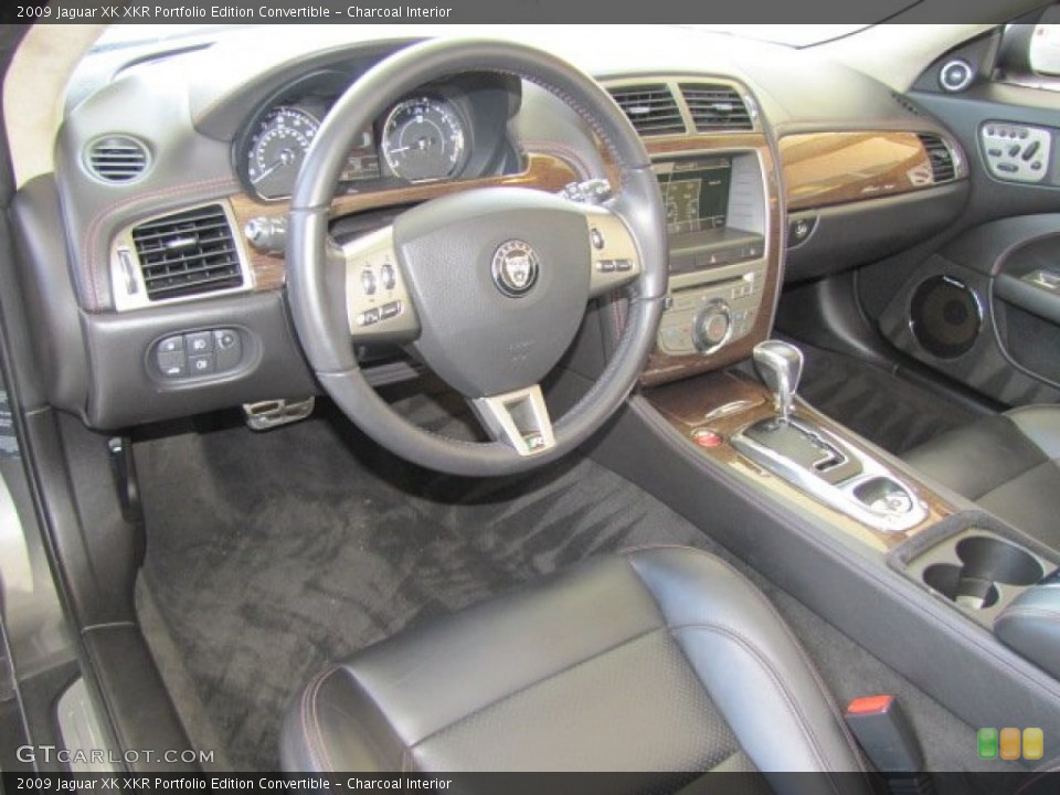 Charcoal Interior Dashboard for the 2009 Jaguar XK XKR Portfolio Edition Convertible #63444635