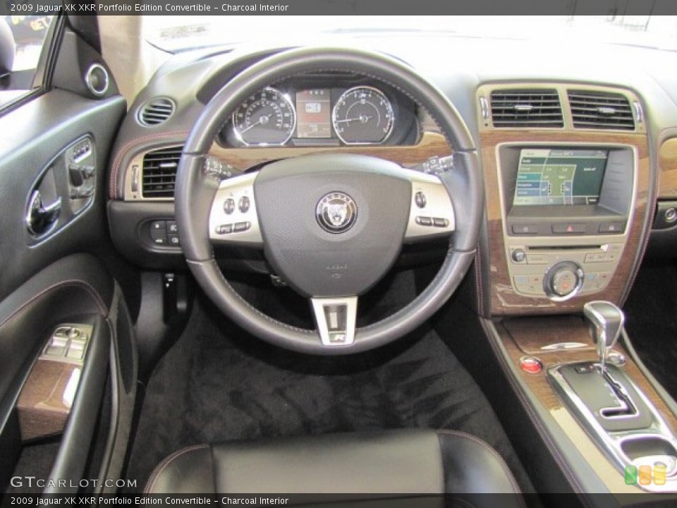 Charcoal Interior Dashboard for the 2009 Jaguar XK XKR Portfolio Edition Convertible #63444641