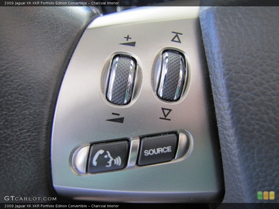 Charcoal Interior Controls for the 2009 Jaguar XK XKR Portfolio Edition Convertible #63444653