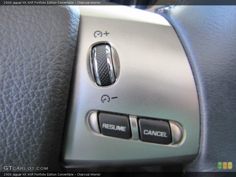 Charcoal Interior Controls for the 2009 Jaguar XK XKR Portfolio Edition Convertible #63444659