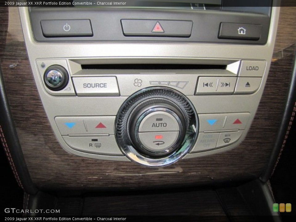 Charcoal Interior Controls for the 2009 Jaguar XK XKR Portfolio Edition Convertible #63444689