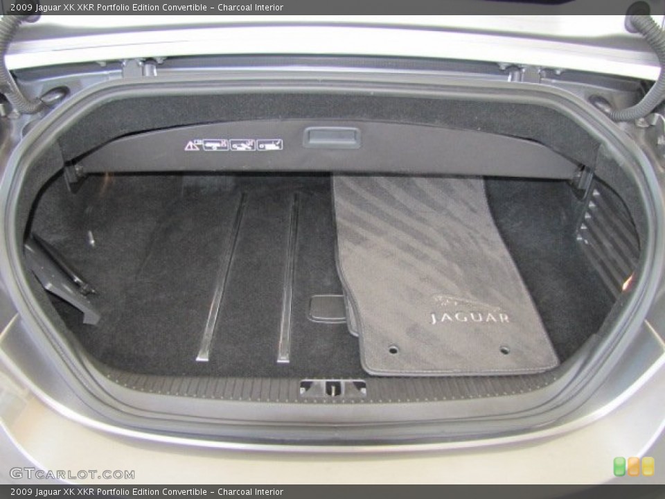 Charcoal Interior Trunk for the 2009 Jaguar XK XKR Portfolio Edition Convertible #63444743