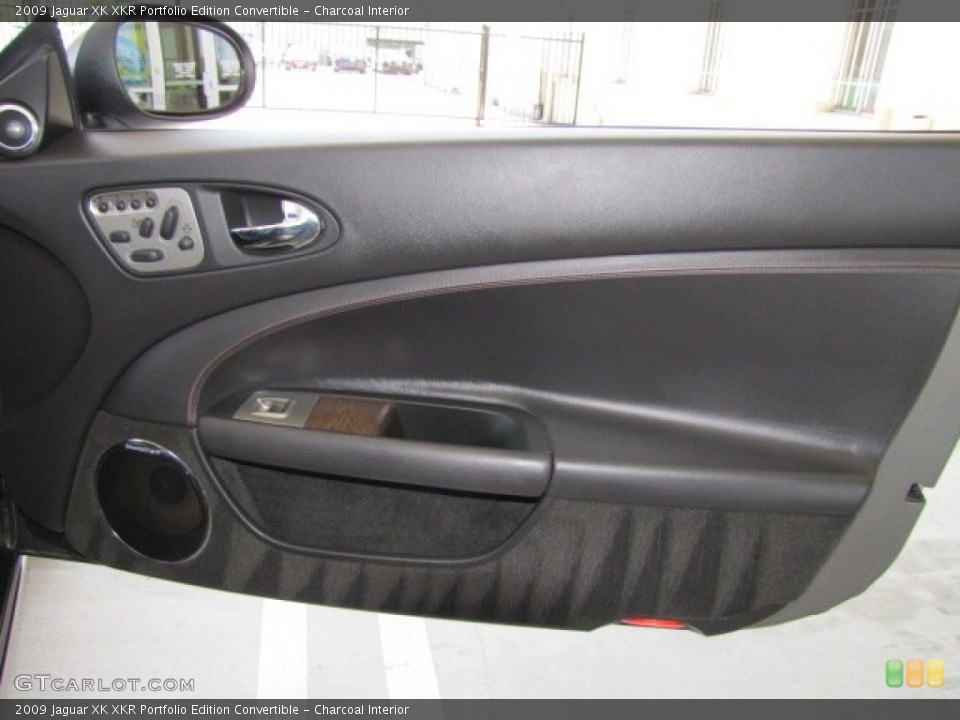 Charcoal Interior Door Panel for the 2009 Jaguar XK XKR Portfolio Edition Convertible #63444806