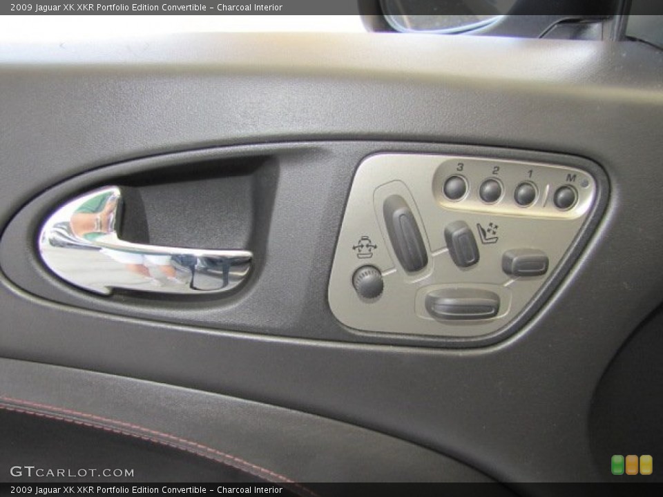 Charcoal Interior Controls for the 2009 Jaguar XK XKR Portfolio Edition Convertible #63444812