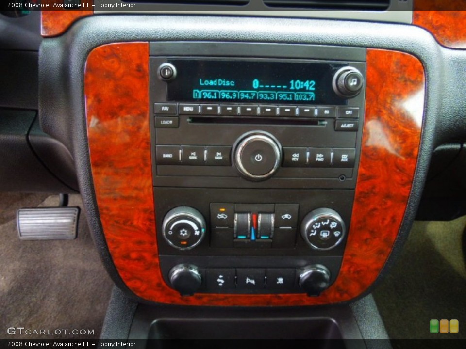 Ebony Interior Controls for the 2008 Chevrolet Avalanche LT #63445895