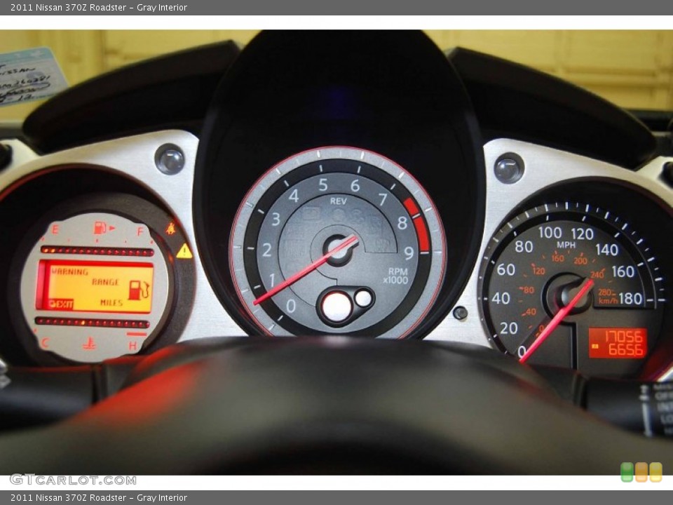 Gray Interior Gauges for the 2011 Nissan 370Z Roadster #63448766