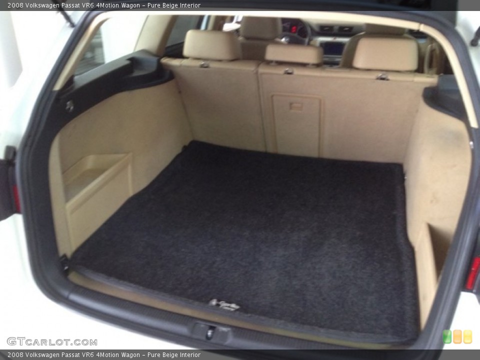 Pure Beige Interior Trunk for the 2008 Volkswagen Passat VR6 4Motion Wagon #63452332