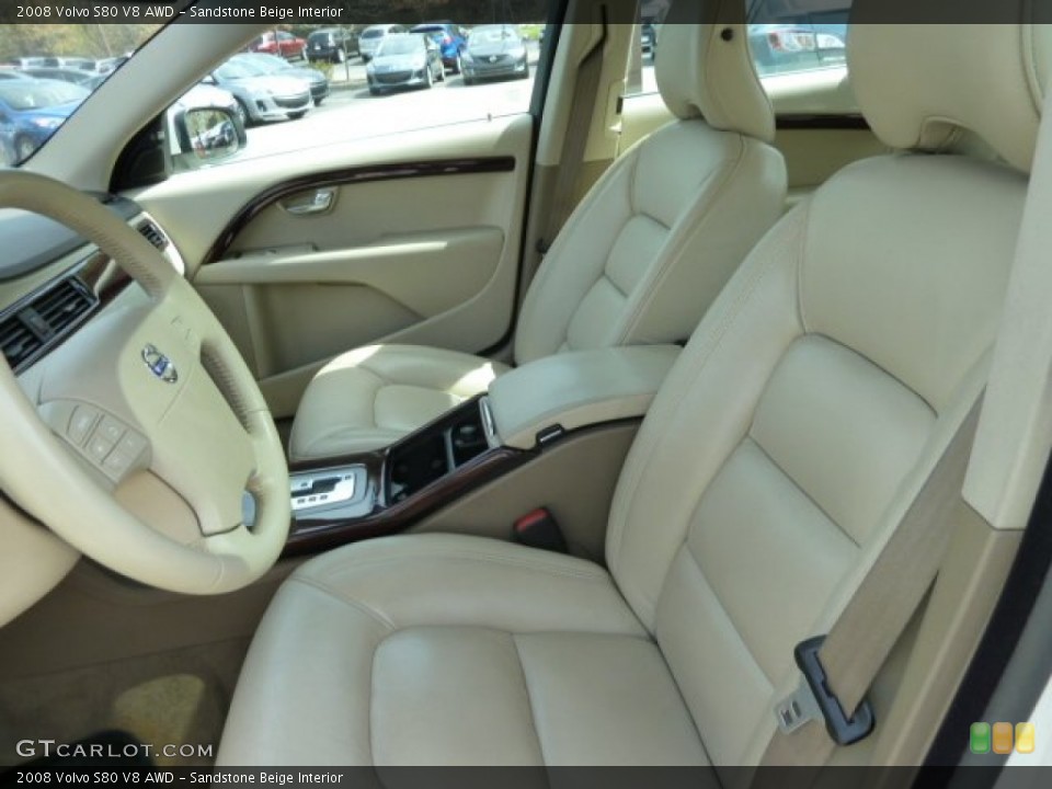 Sandstone Beige Interior Photo for the 2008 Volvo S80 V8 AWD #63453280