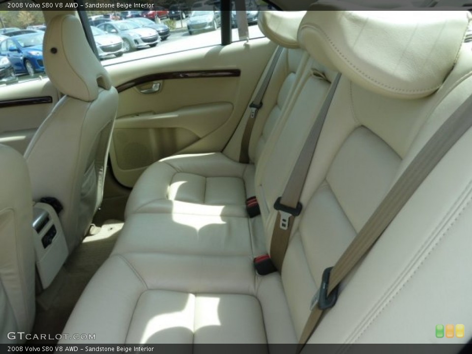 Sandstone Beige Interior Photo for the 2008 Volvo S80 V8 AWD #63453289