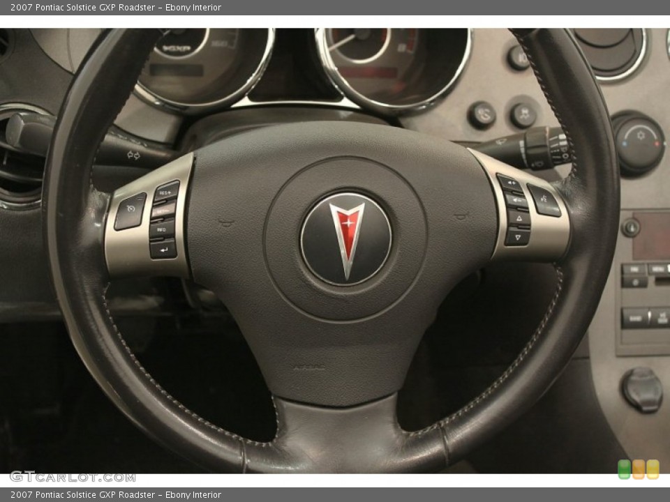 Ebony Interior Steering Wheel for the 2007 Pontiac Solstice GXP Roadster #63454349