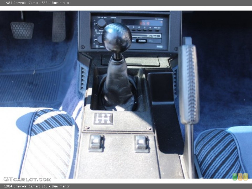 Blue Interior Transmission for the 1984 Chevrolet Camaro Z28 #63456244