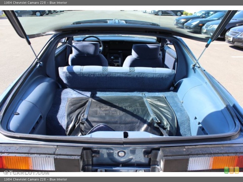 Blue Interior Trunk for the 1984 Chevrolet Camaro Z28 #63456262