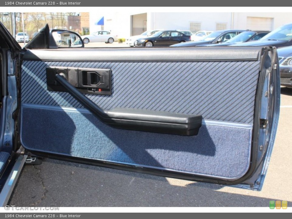 Blue Interior Door Panel for the 1984 Chevrolet Camaro Z28 #63456295