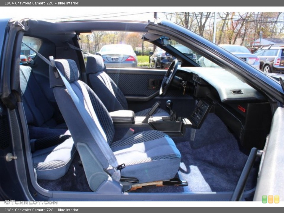 Blue Interior Photo for the 1984 Chevrolet Camaro Z28 #63456316