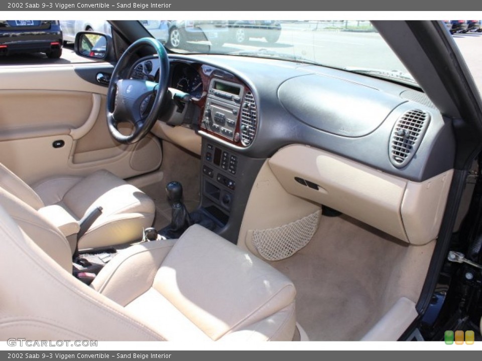 Sand Beige Interior Photo for the 2002 Saab 9-3 Viggen Convertible #63456613