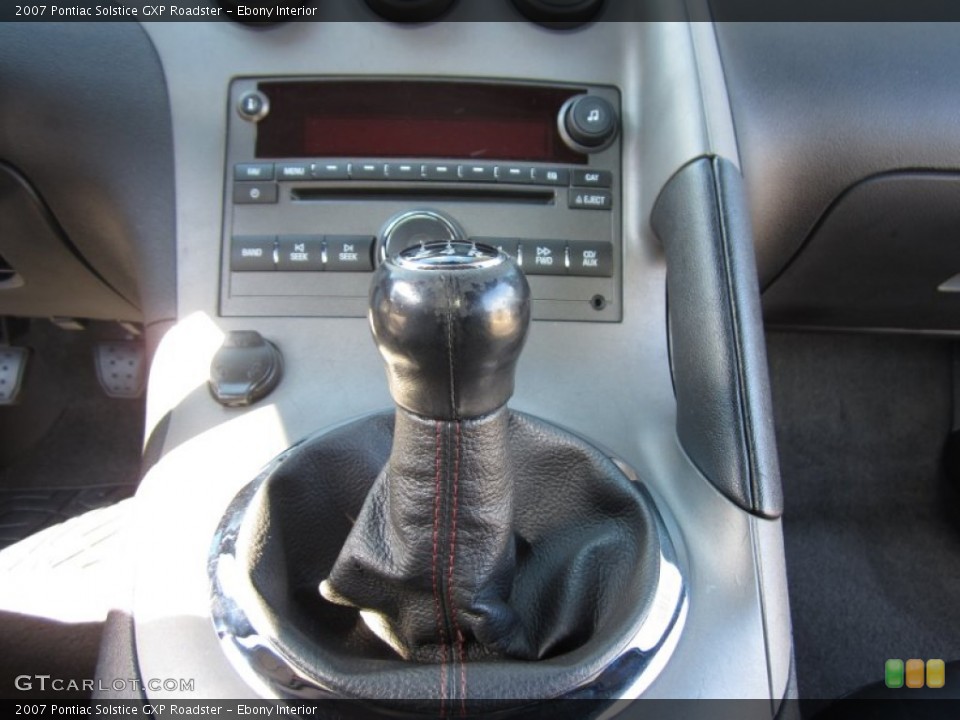 Ebony Interior Transmission for the 2007 Pontiac Solstice GXP Roadster #63458272