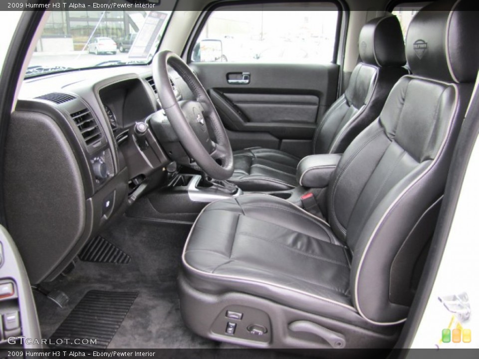 Ebony/Pewter Interior Photo for the 2009 Hummer H3 T Alpha #63462721