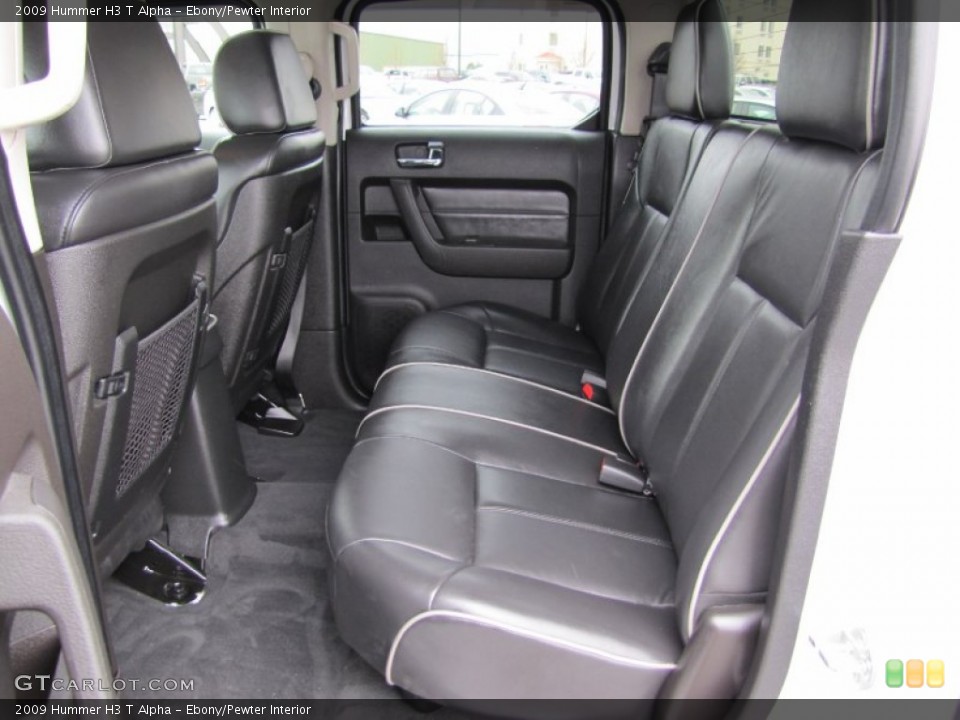 Ebony/Pewter Interior Photo for the 2009 Hummer H3 T Alpha #63462868