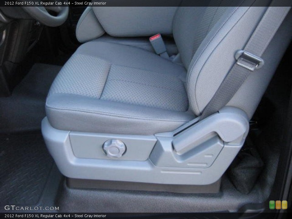 Steel Gray Interior Front Seat for the 2012 Ford F150 XL Regular Cab 4x4 #63470787