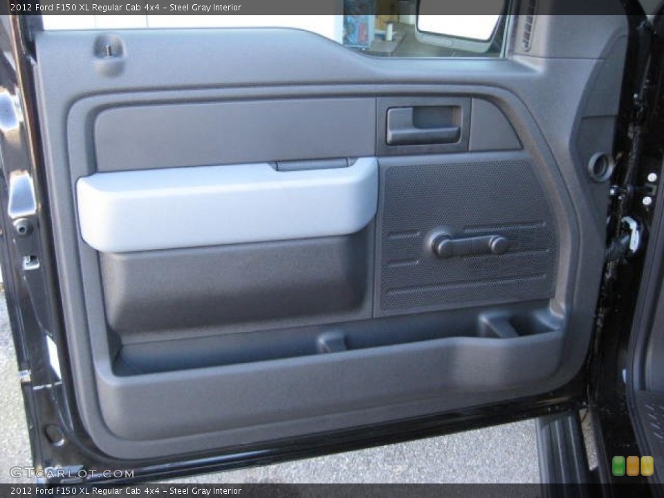 Steel Gray Interior Door Panel for the 2012 Ford F150 XL Regular Cab 4x4 #63470795