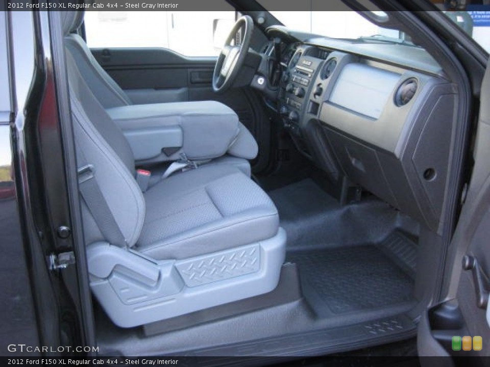 Steel Gray Interior Photo for the 2012 Ford F150 XL Regular Cab 4x4 #63470803
