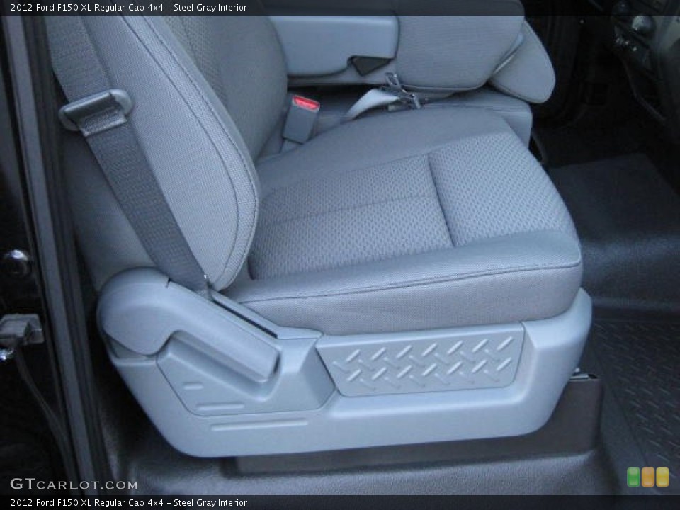 Steel Gray Interior Front Seat for the 2012 Ford F150 XL Regular Cab 4x4 #63470810