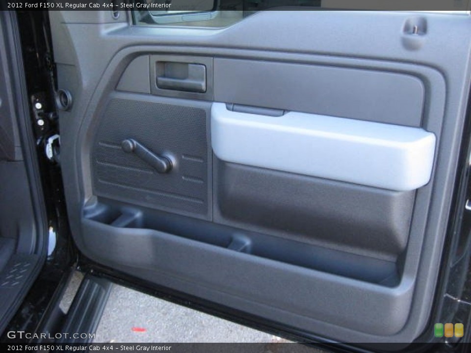 Steel Gray Interior Door Panel for the 2012 Ford F150 XL Regular Cab 4x4 #63470821