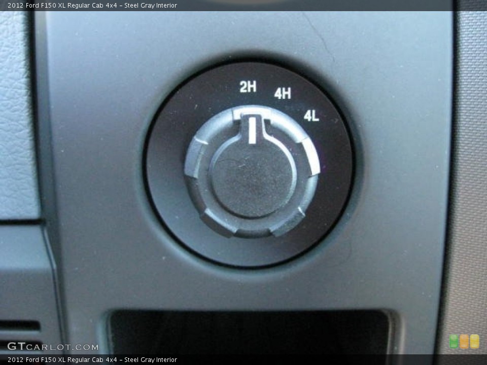 Steel Gray Interior Controls for the 2012 Ford F150 XL Regular Cab 4x4 #63470842
