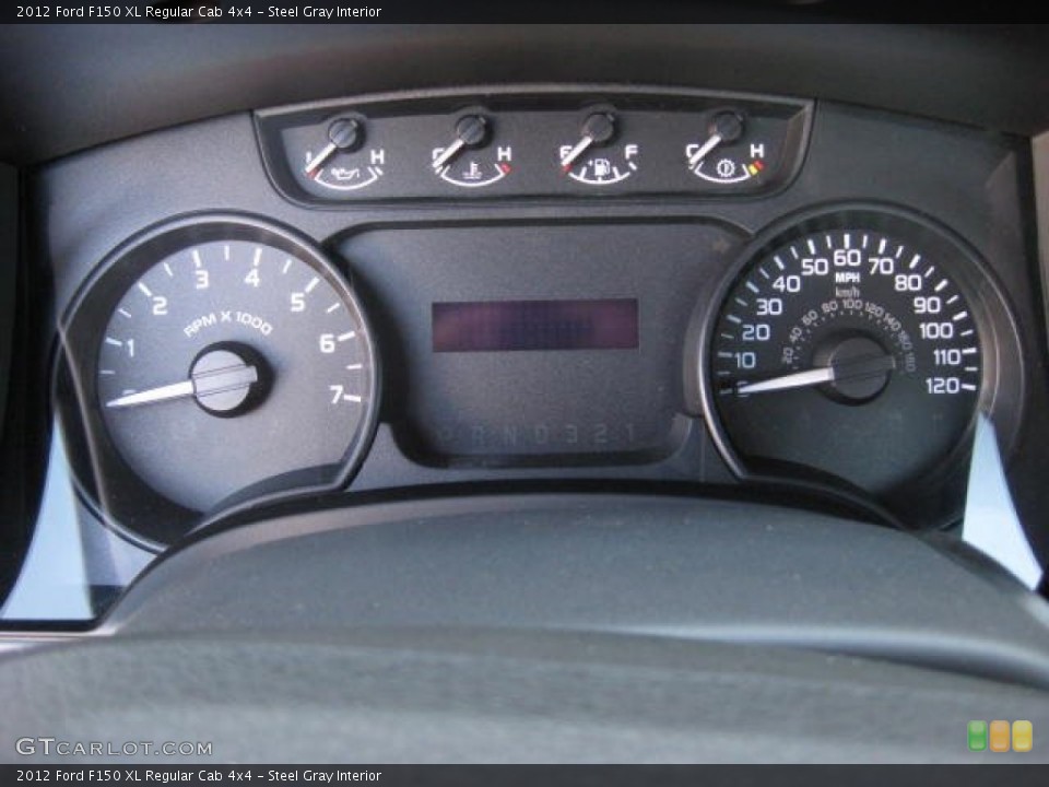 Steel Gray Interior Gauges for the 2012 Ford F150 XL Regular Cab 4x4 #63470851