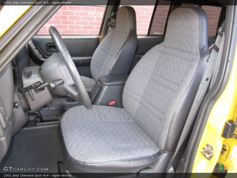 Agate Interior Front Seat for the 2001 Jeep Cherokee Sport 4x4 #63473803